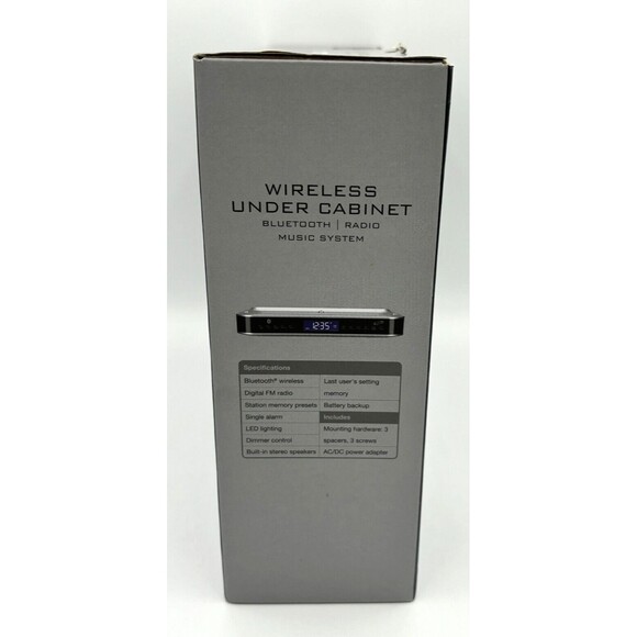 iLive Wireless LED Kitchen Light Wireless Stereo Speaker Digital Alarm Clock Kit - Picture 2 of 15